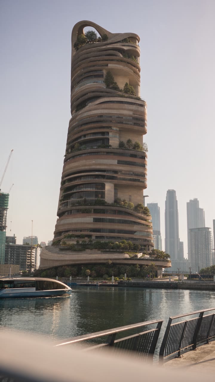 Architectural campaign imagery from The Build