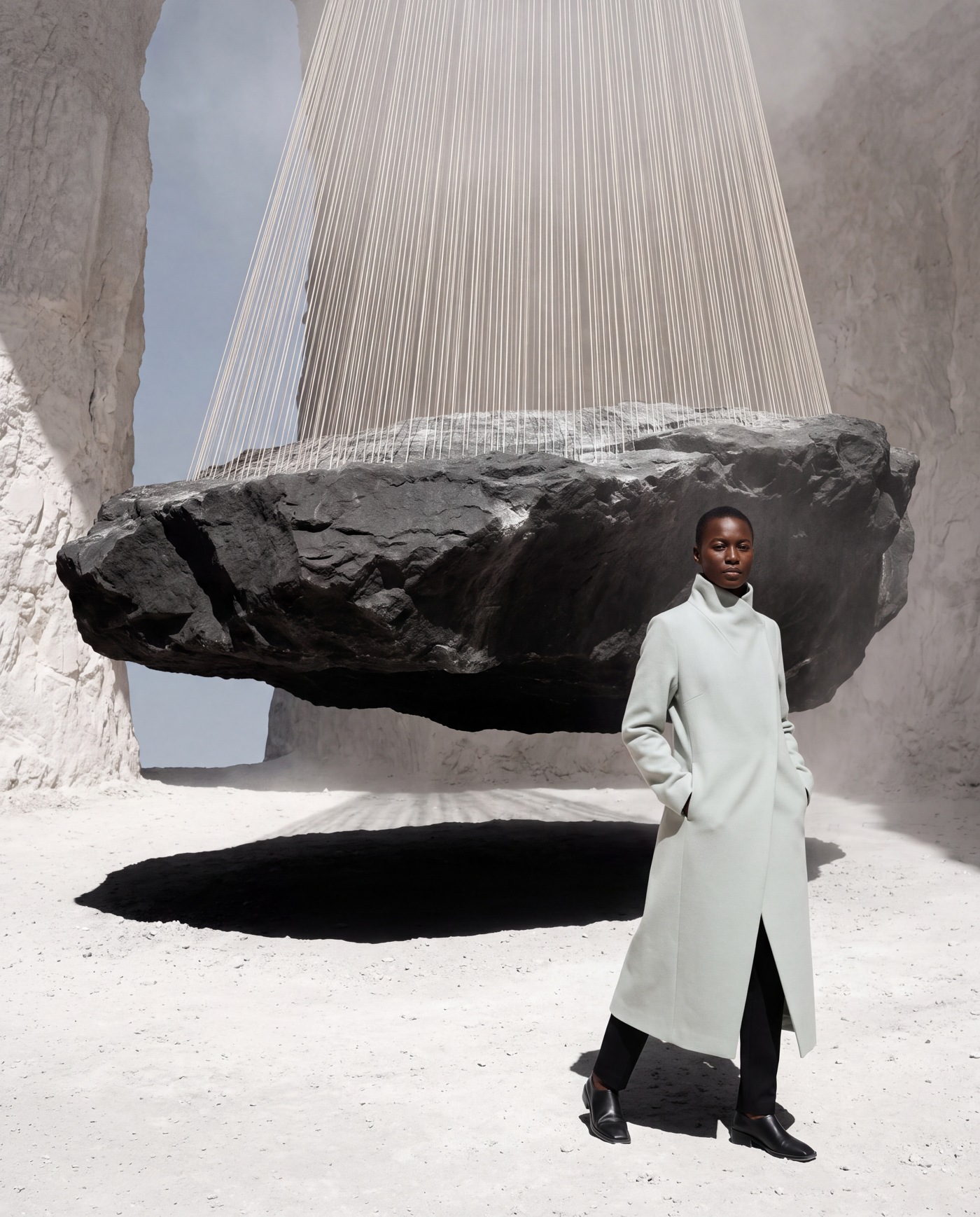 The Shape of Thought, fashion study made with Nano Banana Pro