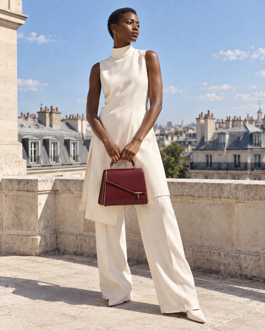 TRAME bag on a model